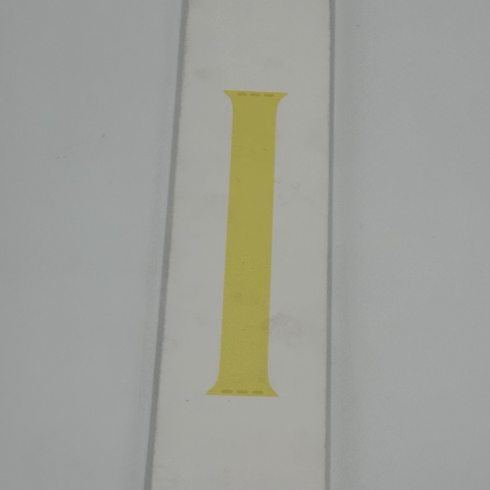 Apple Watch Lemon Zest Solo Loop 45MM SIZE 10 Yellow Genuine MN433FE New